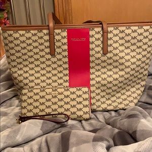 Authentic MK tote & wallet